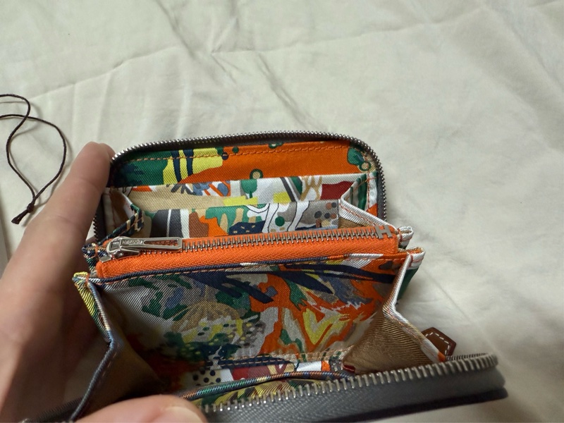 Hermes愛馬仕絲巾短夾-2