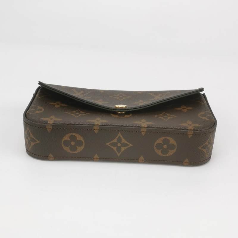 Louis Vuitton (LV) Felicie Strap&Go老花按扣多用包 子母包 斜背包 單肩包 晶片款-4