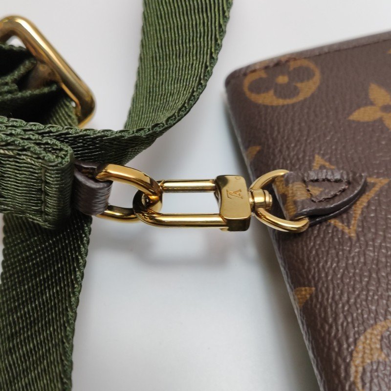 Louis Vuitton (LV) Felicie Strap&Go老花按扣多用包 子母包 斜背包 單肩包 晶片款-11
