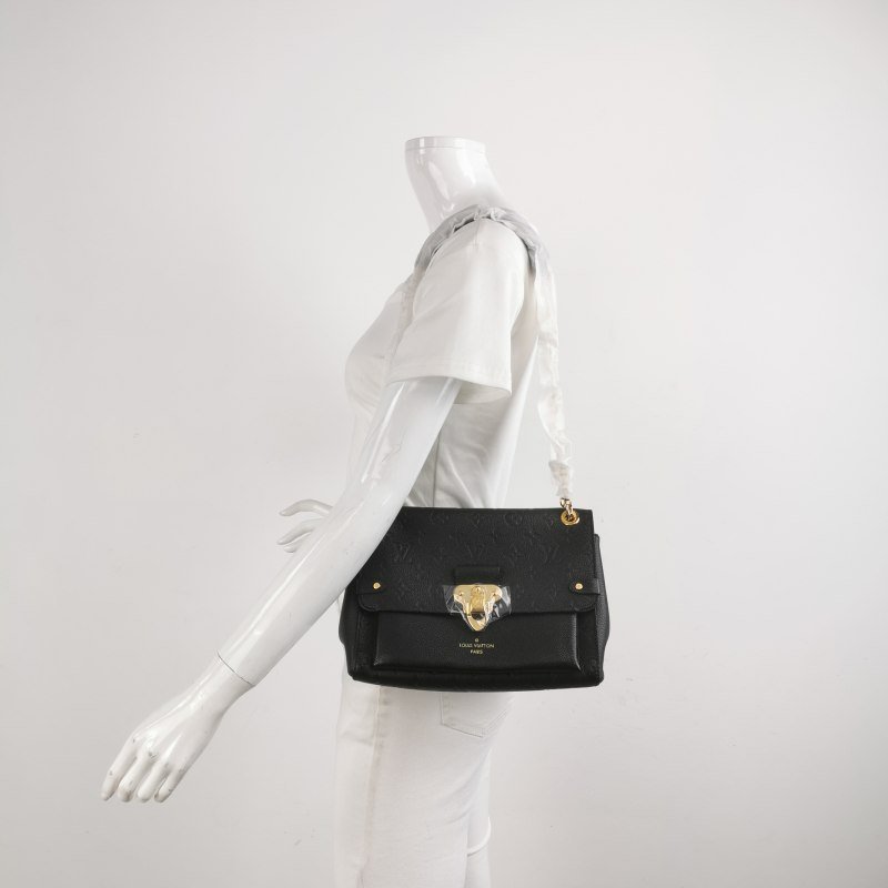 Louis Vuitton (LV) Vavin 小號 牛皮壓花 鎖扣 單肩包-1