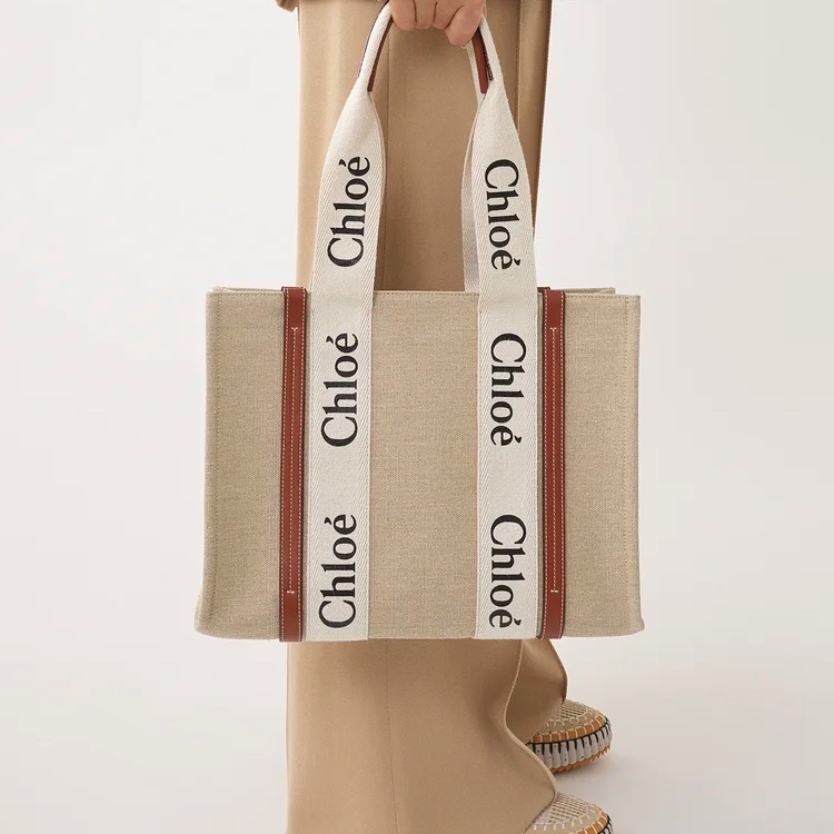 Chloe woody tote 中號-2