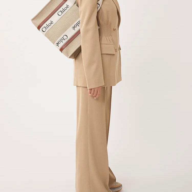 Chloe woody tote 中號-3
