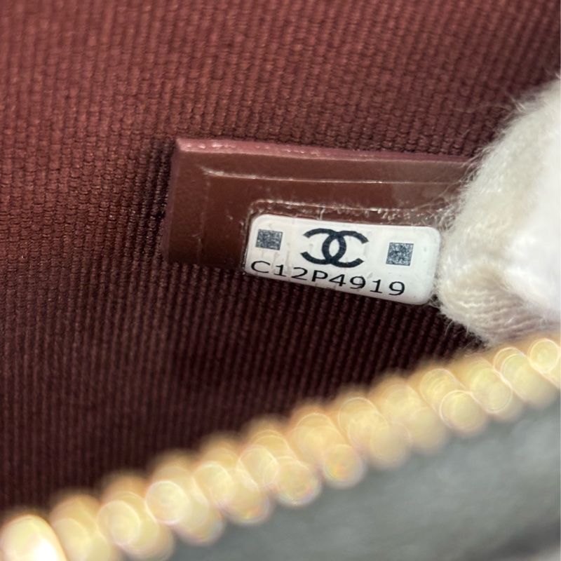 CHANEL AP4016 ALMA 黑色荔枝皮 金釦 金鍊 肩背包 斜背包 貝殼包 手機包-20