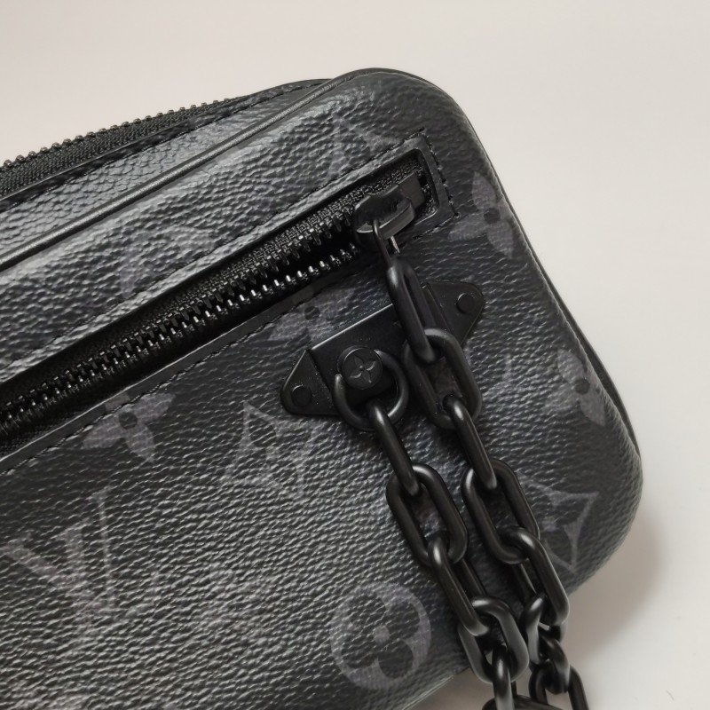 Louis Vuitton (LV) Pochette Volga 牛皮 老花 手拿包-8