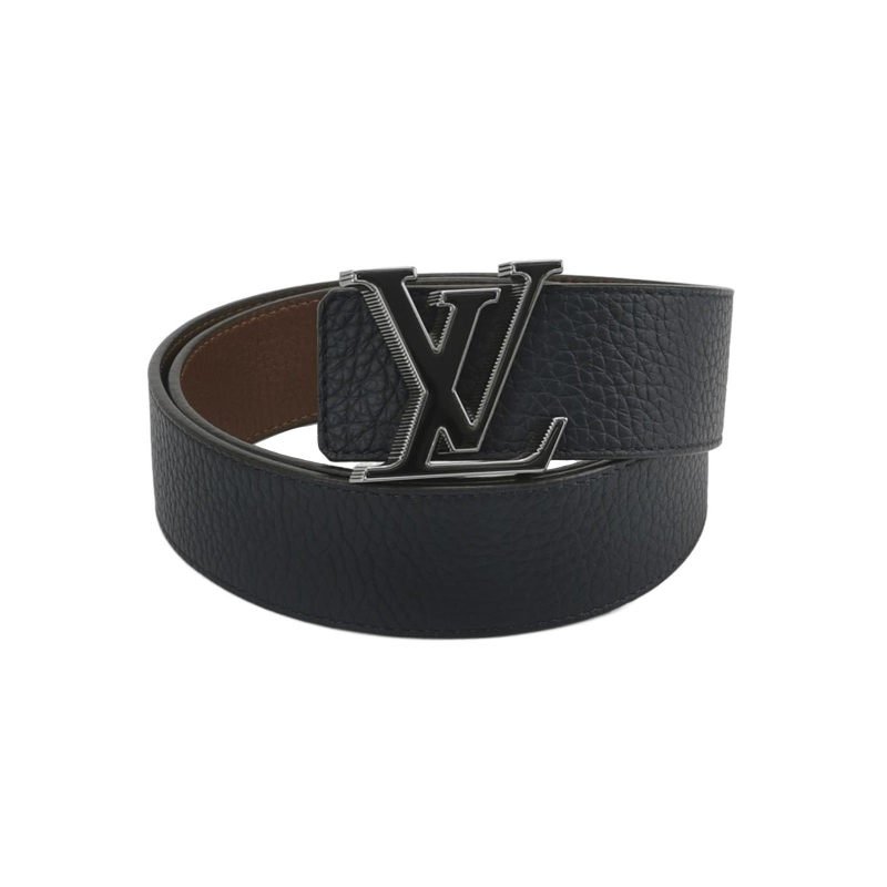 Louis Vuitton (LV) Tilt 牛皮 字母 金屬扣 雙面皮帶-0