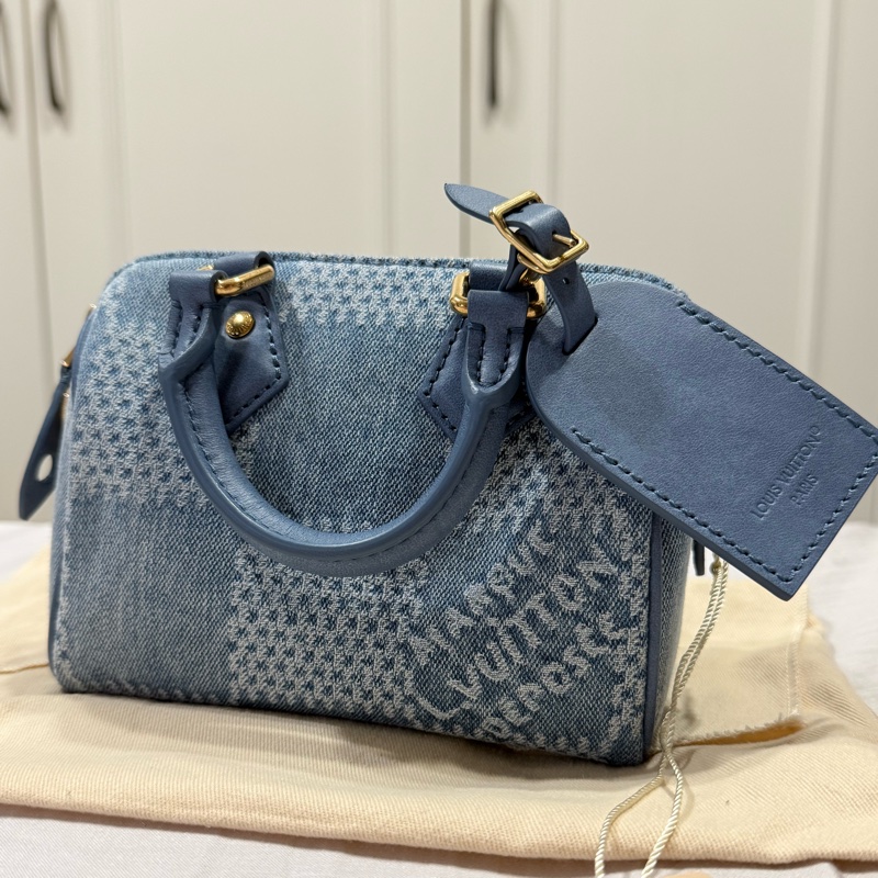 Louis Vuitton Speedy 18 denim 2025全新-3
