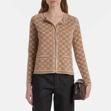 🎁折扣倒數🎁S Max Mara Tivoli 駝色開襟羊毛上衣 S/M/L-4