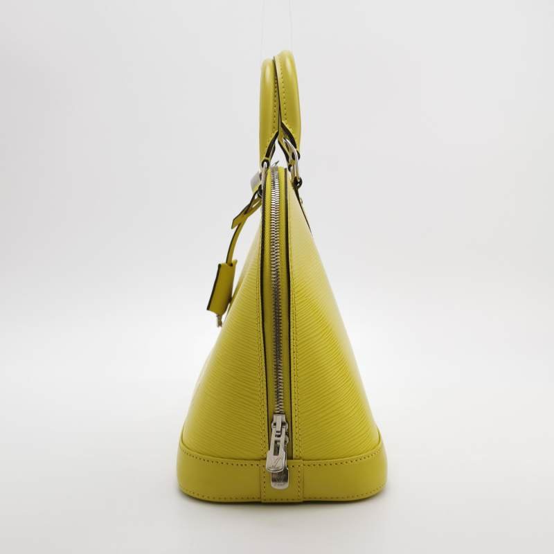 Louis Vuitton (LV) Alma 小號 牛皮 純色水 波紋貝殼包 手提包-3