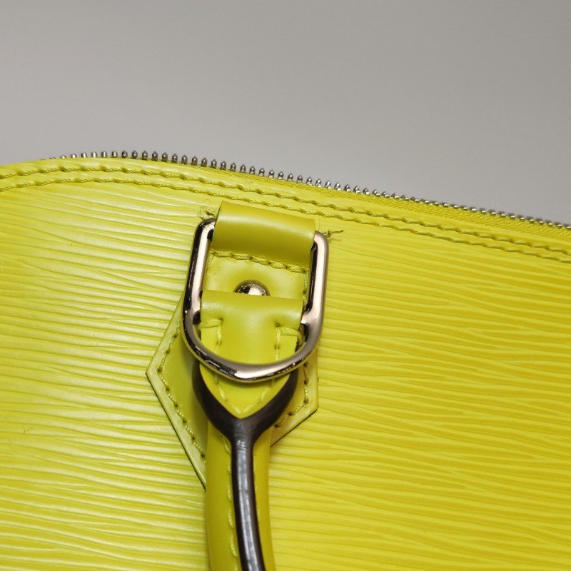 Louis Vuitton (LV) Alma 小號 牛皮 純色水 波紋貝殼包 手提包-10