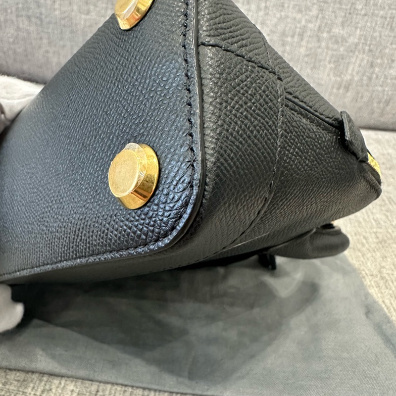 Balenciaga巴黎世家 黑色mini貝殼包-11