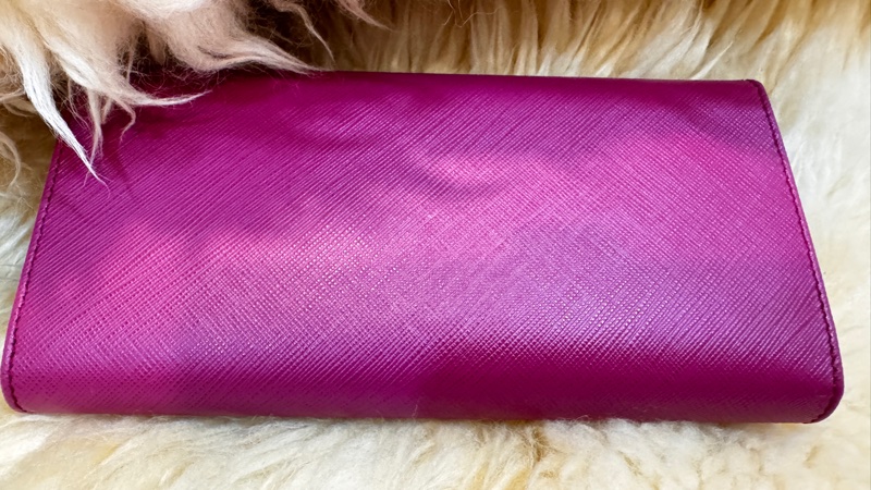 全新Salvatore Ferragamo 經典馬蹄牛皮三折長夾-9