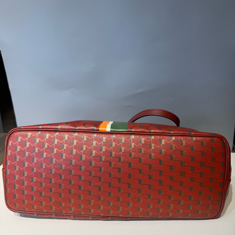 Moynat 莫奈 MM中號紅色托特包 肩背包-4