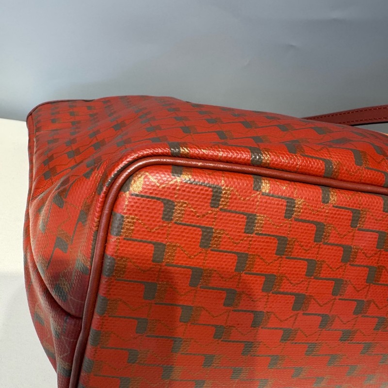Moynat 莫奈 MM中號紅色托特包 肩背包-5