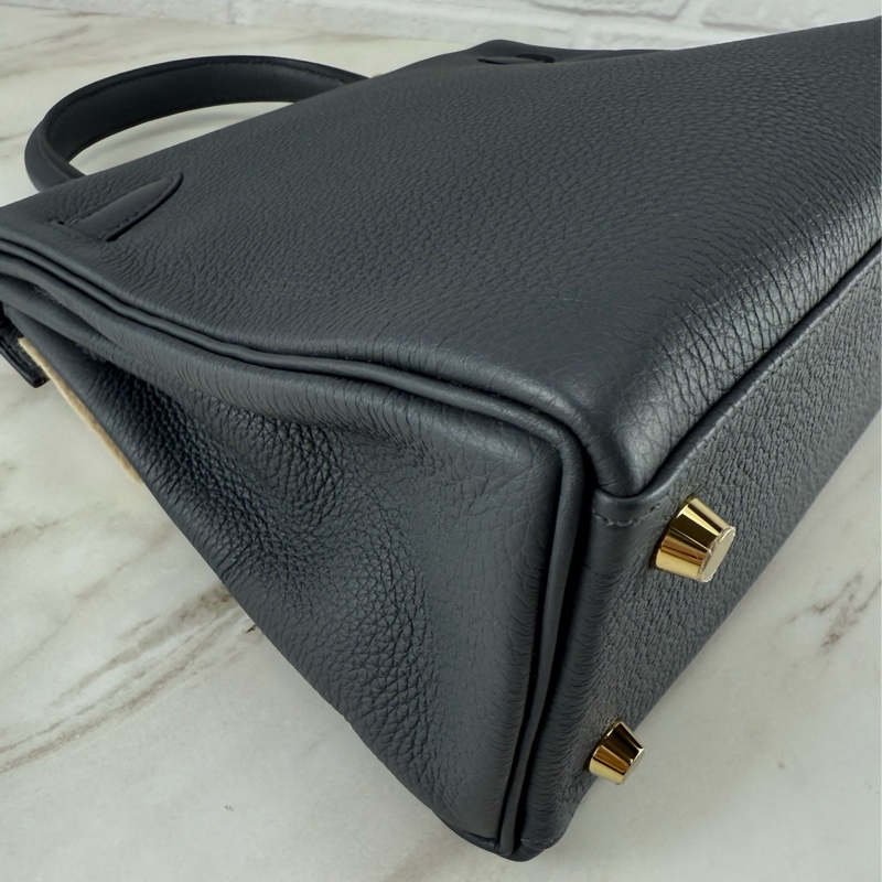 愛馬仕 Hermès Kelly25 Togo  HO 霧霾灰 金釦 凱莉包-12