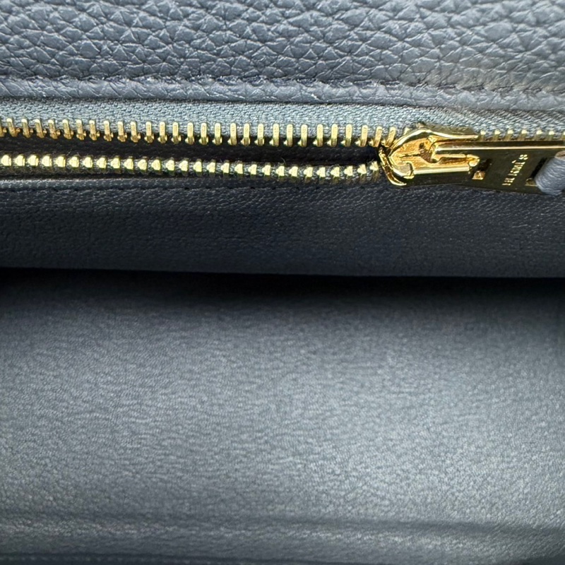 愛馬仕 Hermès Kelly25 Togo  HO 霧霾灰 金釦 凱莉包-14