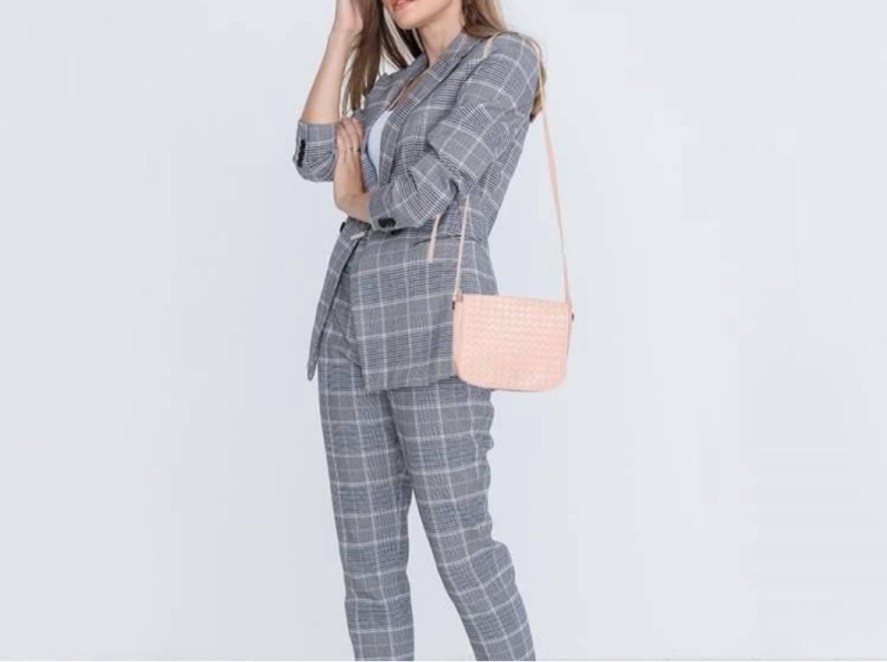 BOTTEGA VENETA BV 編織 粉 小馬鞍 斜背包 肩背包 側背包 手提包-6