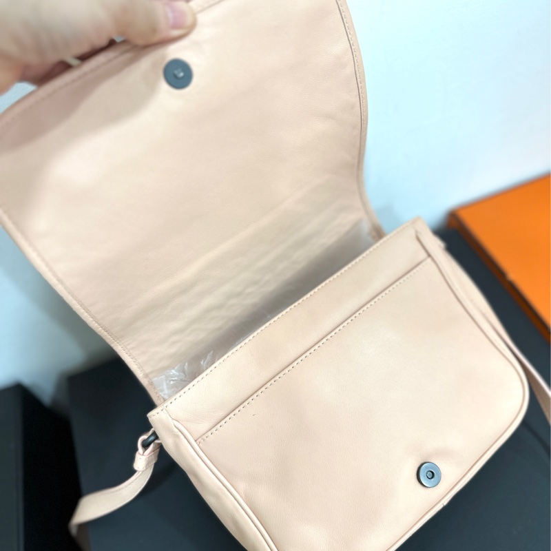 BOTTEGA VENETA BV 編織 粉 小馬鞍 斜背包 肩背包 側背包 手提包-13