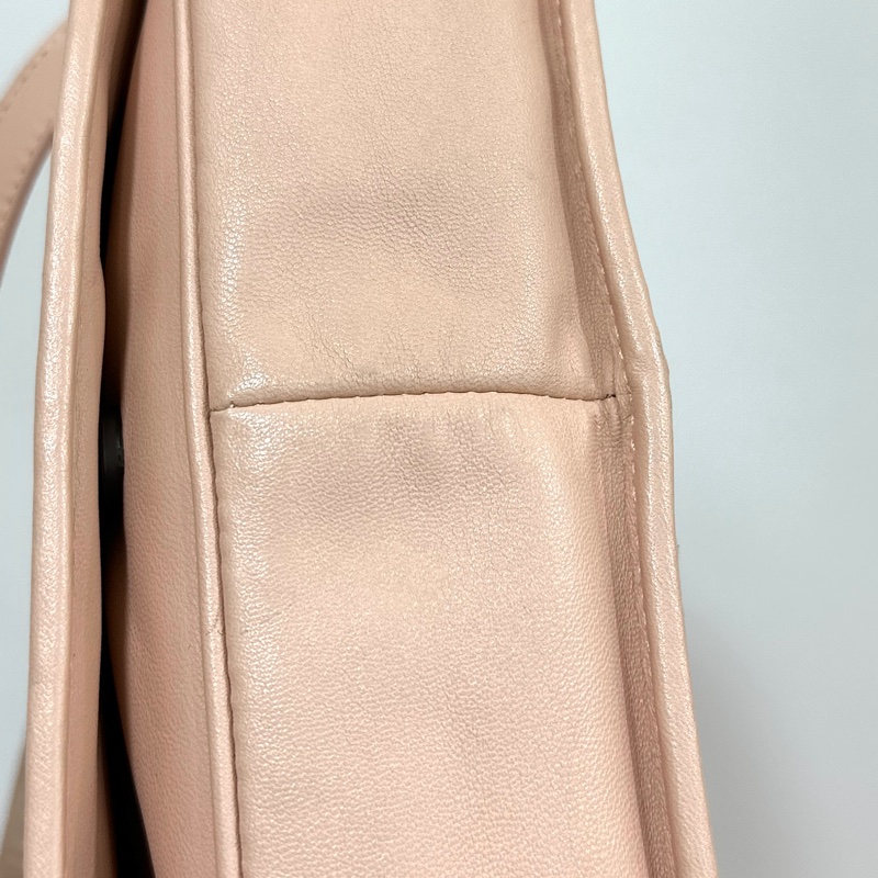 BOTTEGA VENETA BV 編織 粉 小馬鞍 斜背包 肩背包 側背包 手提包-25