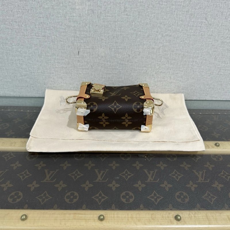 LV 老花 Sidetrunk mini 手提斜背包 芯片款 13.5*19*6 99新配件塵袋購證-3