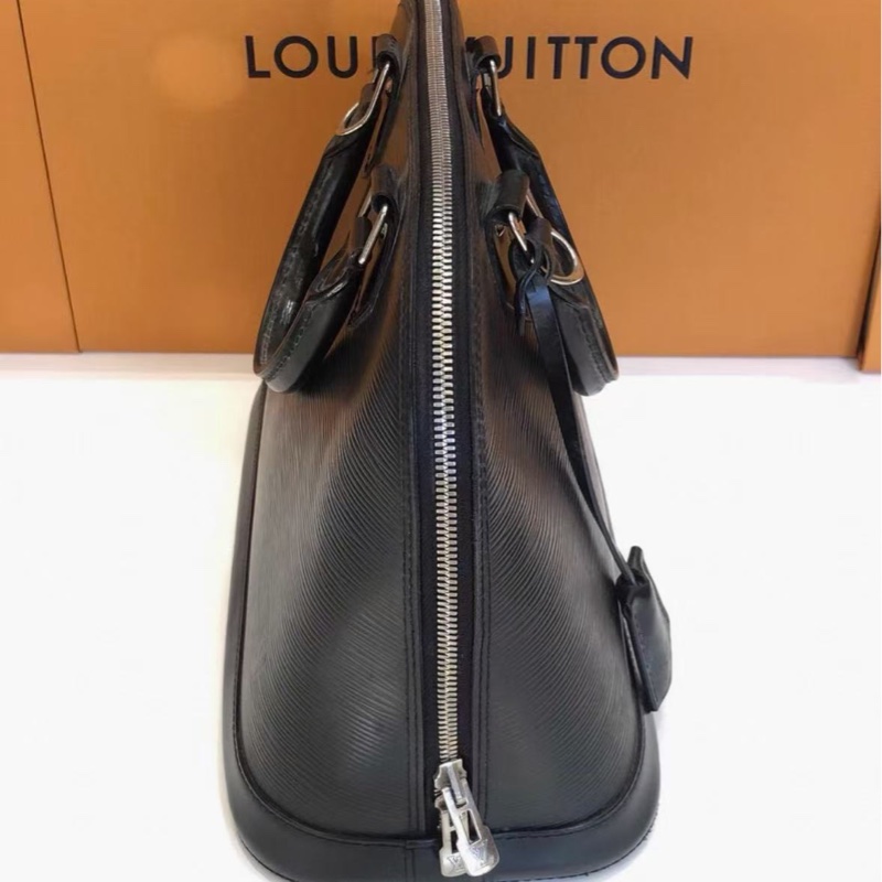 LV 藍銀水波紋Alma中號手提肩背斜背貝殼包 31*24*13.5 98新配件塵袋-3