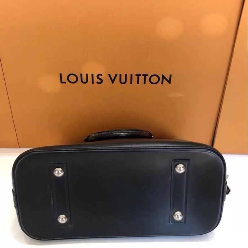 LV 藍銀水波紋Alma中號手提肩背斜背貝殼包 31*24*13.5 98新配件塵袋-4