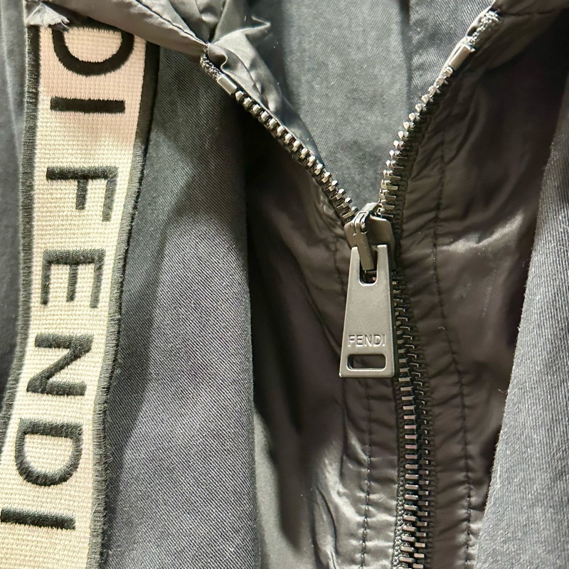 FENDI 假兩件深藍色西裝外套 尺碼52-2