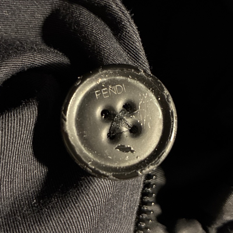 FENDI 假兩件深藍色西裝外套 尺碼52-9