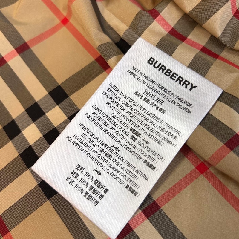 BURBERRY英國黑標卡其色塔夫塔綢風衣-11