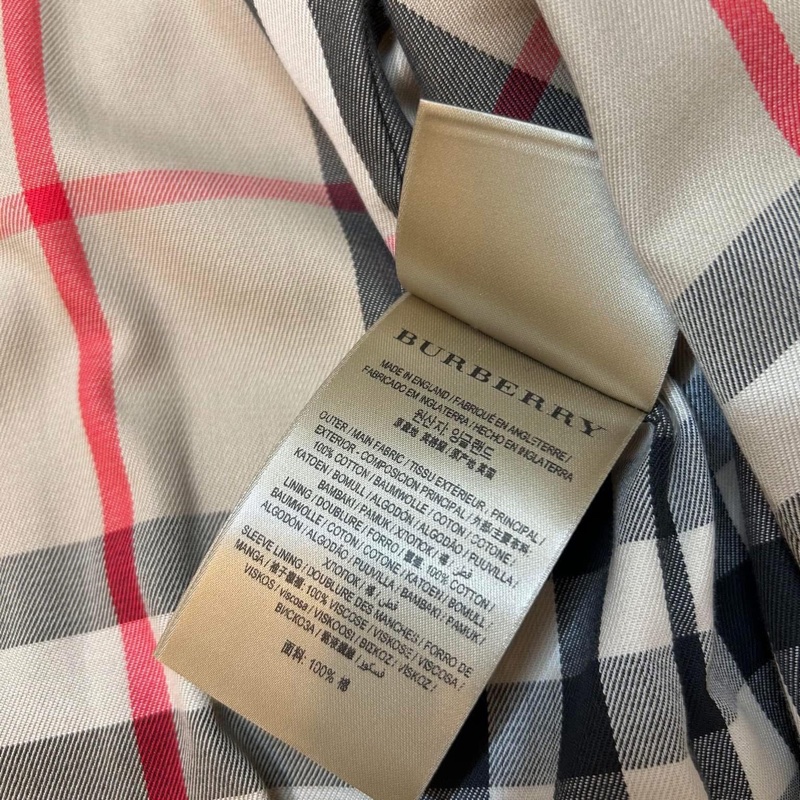 BURBERRY英國黑標肯辛頓蜜色風衣-17