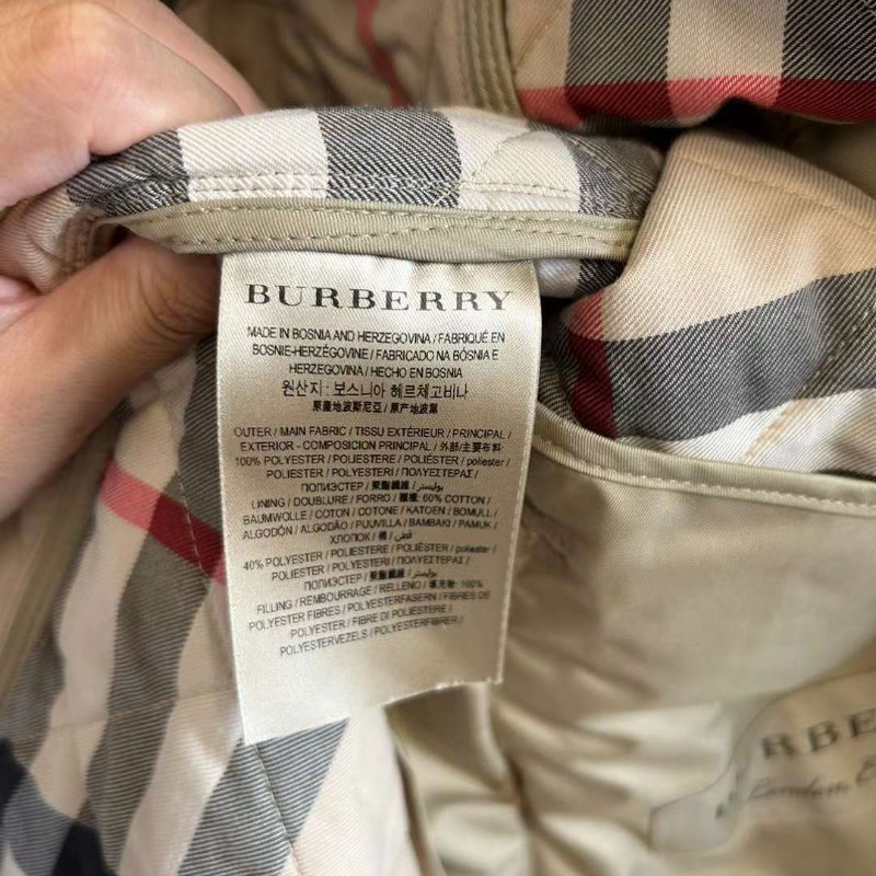 BURBERRY 棉服 尺寸XL 非常新 經典款-3