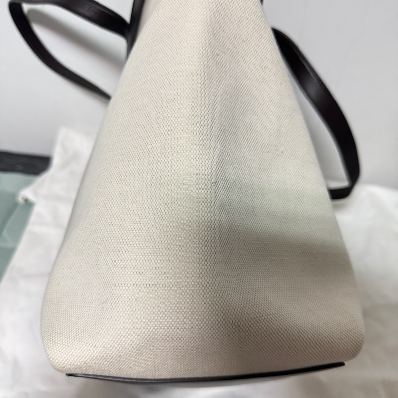 Bottega Veneta 帆布托特包 棕色-3