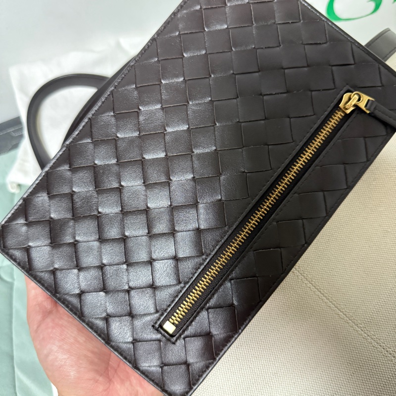 Bottega Veneta 帆布托特包 棕色-6