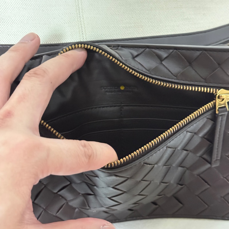 Bottega Veneta 帆布托特包 棕色-8