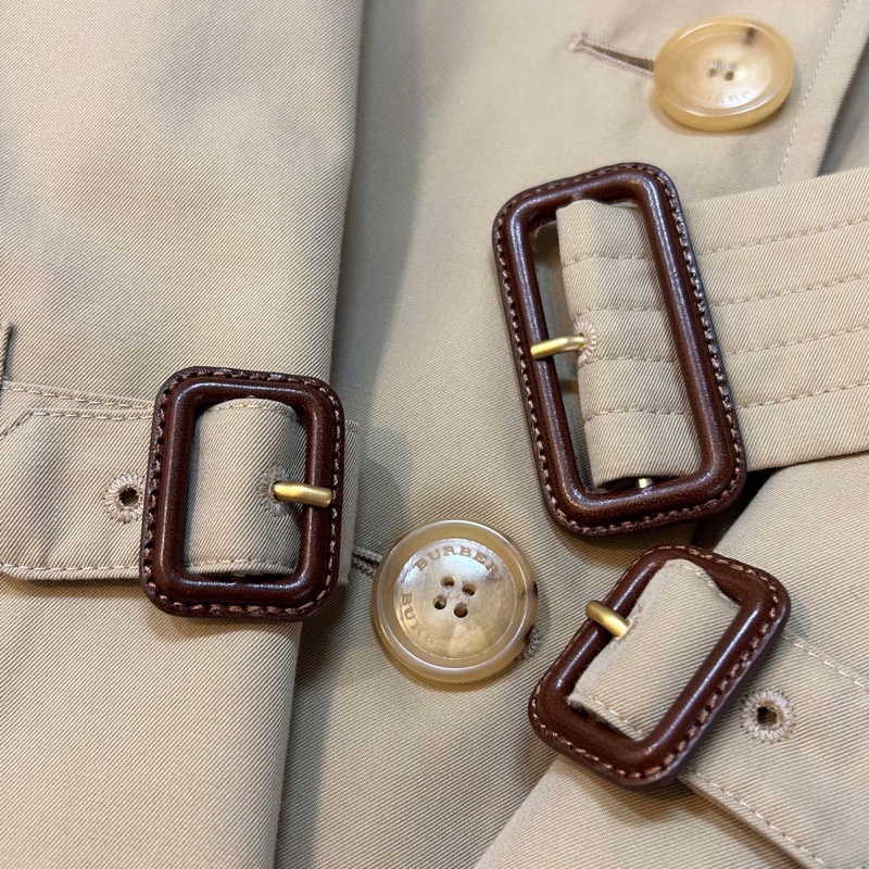 BURBERRY 英國黑標蜜色兩件式長風衣-7