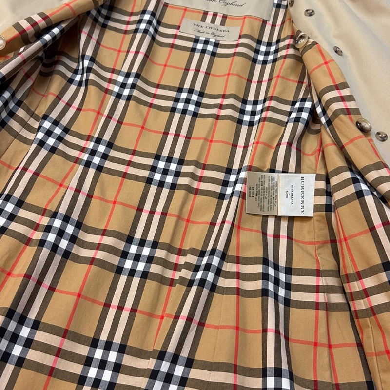 BURBERRY 英國黑標蜜色兩件式長風衣-12