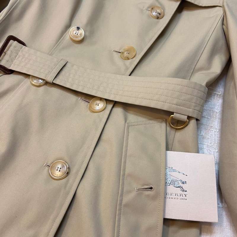 BURBERRY英國黑標蜜色兩件式長風衣UK6-7