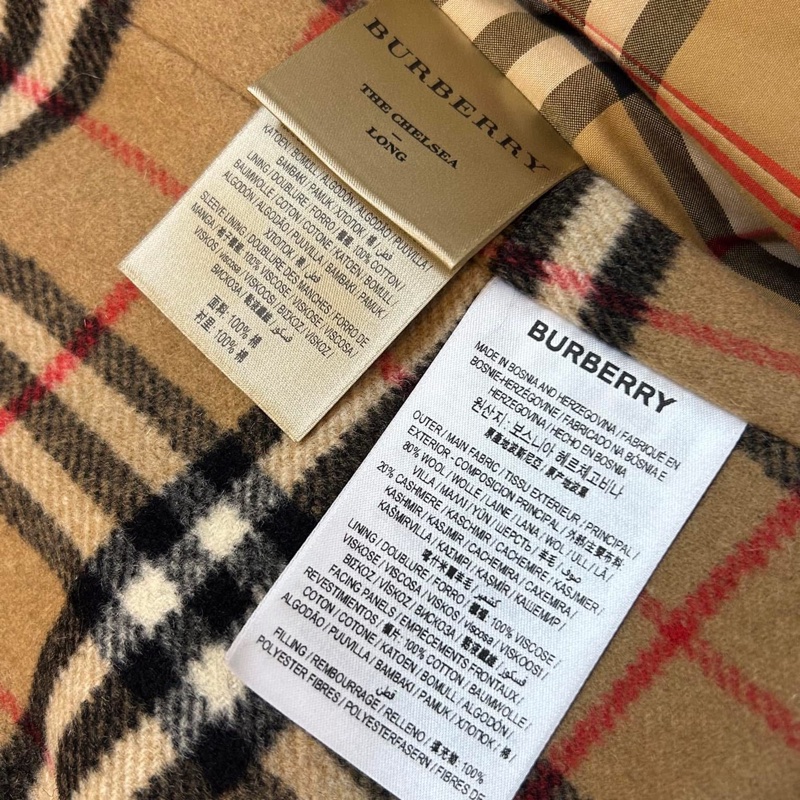 BURBERRY英國黑標蜜色兩件式長風衣UK6-14