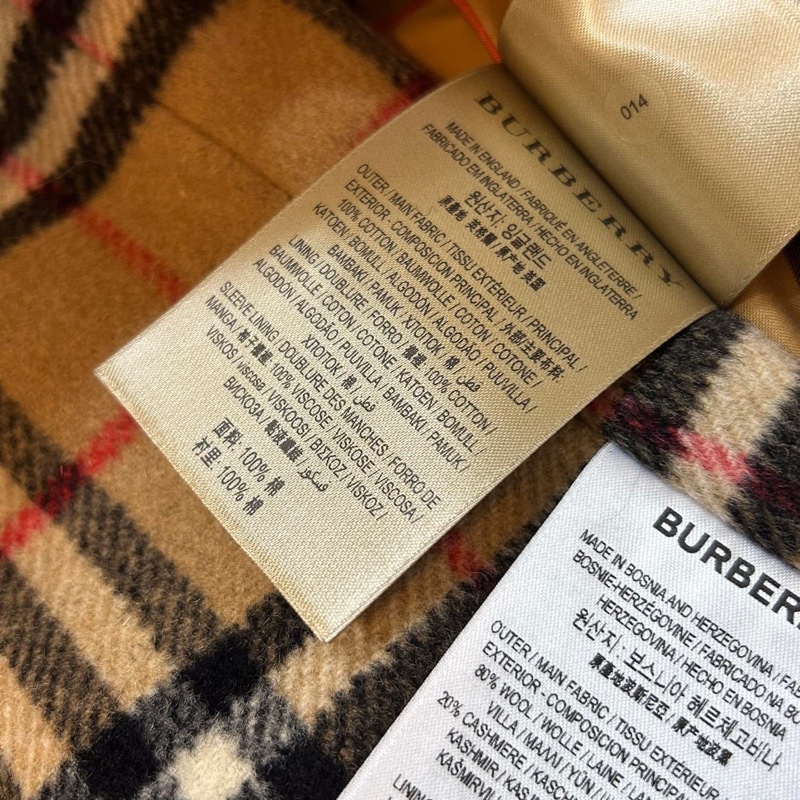 BURBERRY英國黑標蜜色兩件式長風衣UK6-15