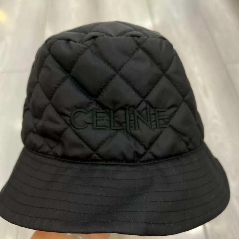 CELINE 黑色字母漁夫帽 L號 全新-0