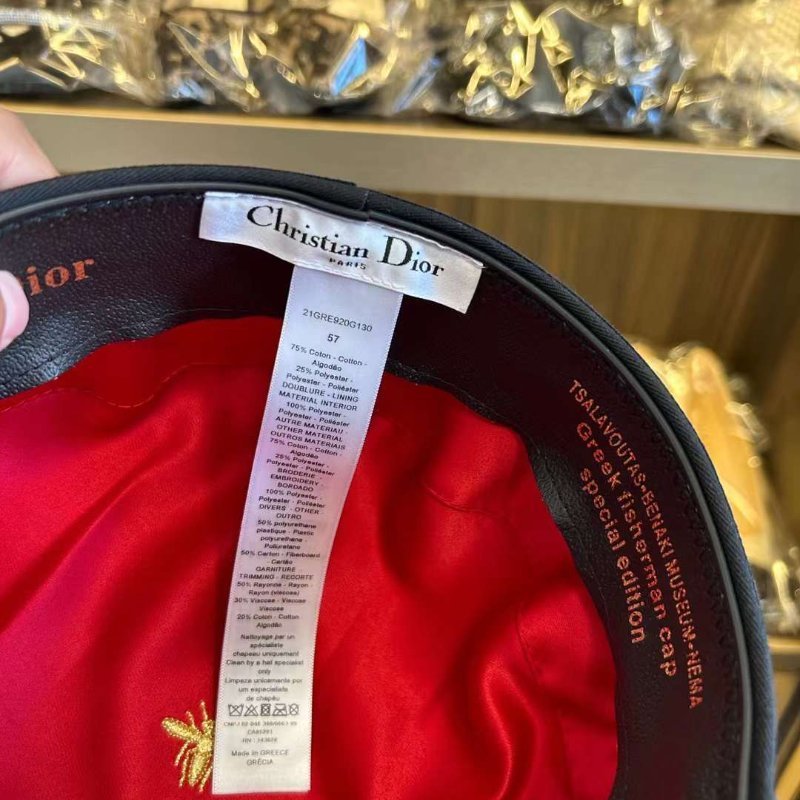 Dior 希臘水手帽 尺寸57碼 幾乎全新 很火的一款-5