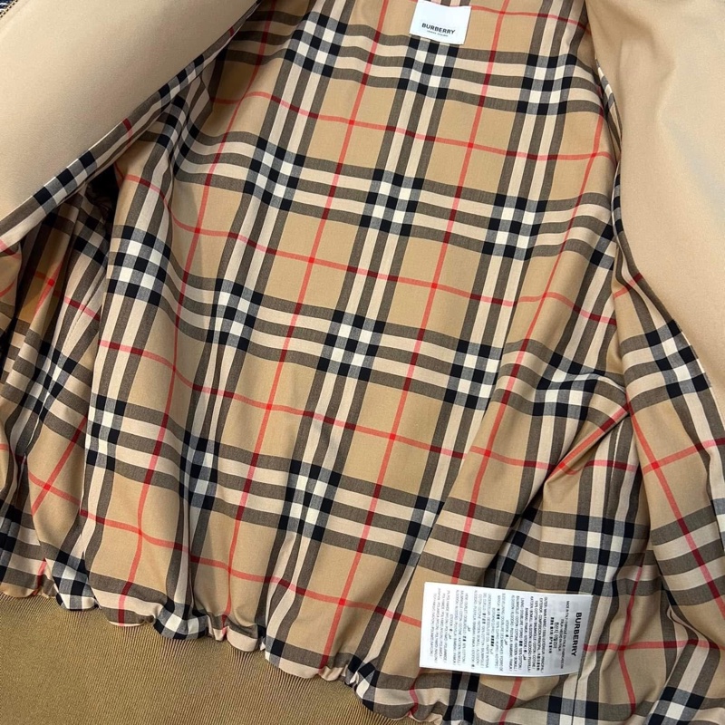 BURBERRY英國黑標蜜色拼羔羊皮風衣-10