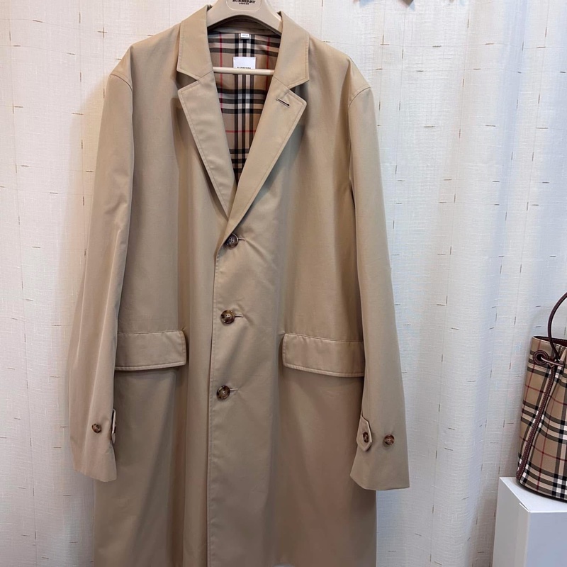 BURBERRY英國黑標男款蜜色風衣-5