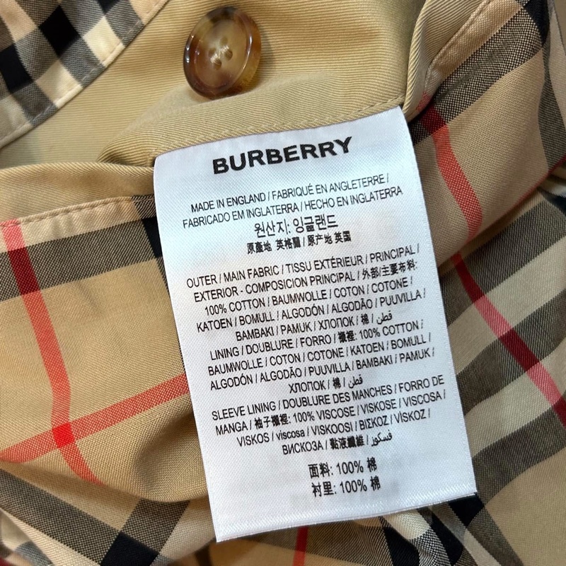 BURBERRY英國黑標男款蜜色風衣-16