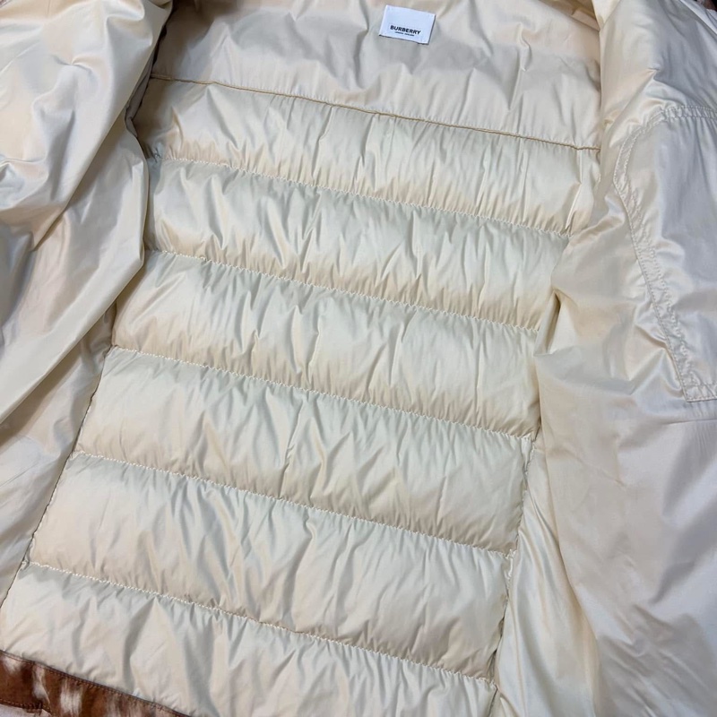 BURBERRY 英國黑標蜜色鹿印花鵝絨外套-12