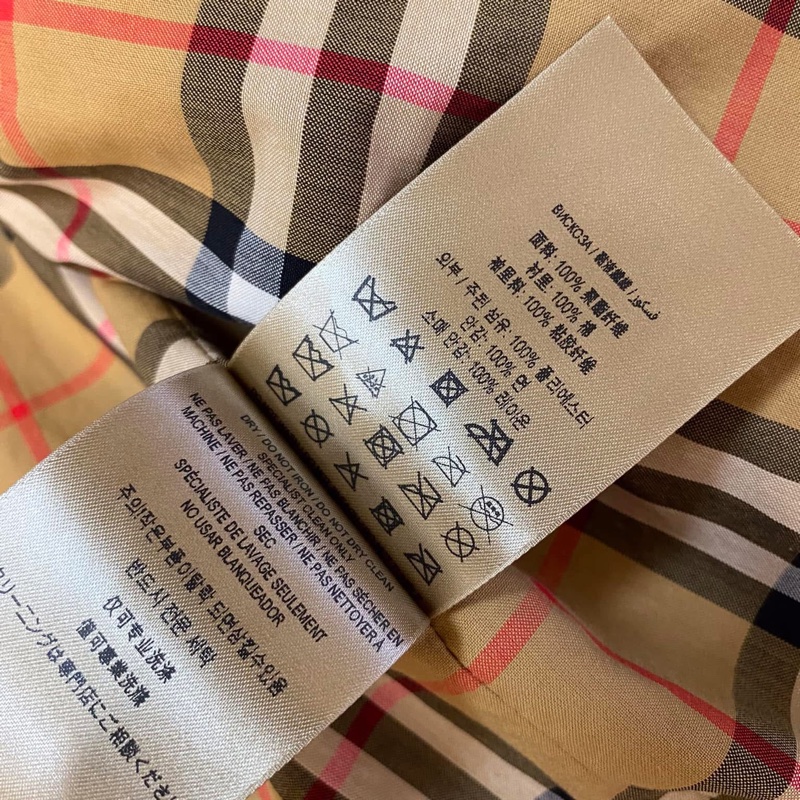 BURBERRY英國黑標薑黃色人造皮草外套-17
