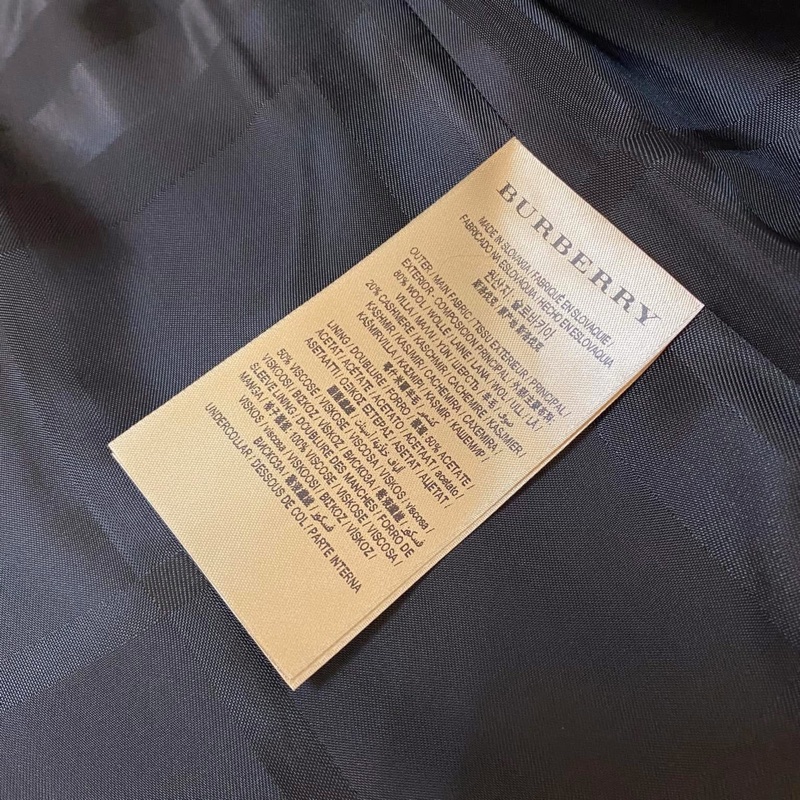 BURBERRY英國黑標繽紛鮮紅色燈籠袖羊毛大衣-14