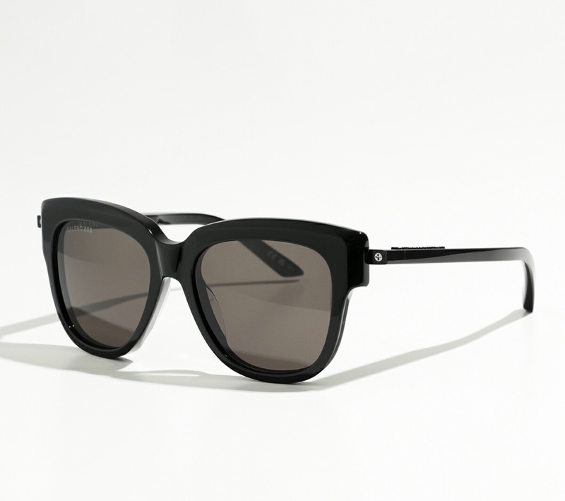 BALENCIAGA 男女 方形太陽眼鏡 BB0160S 標誌框眼鏡黑框 墨鏡-0