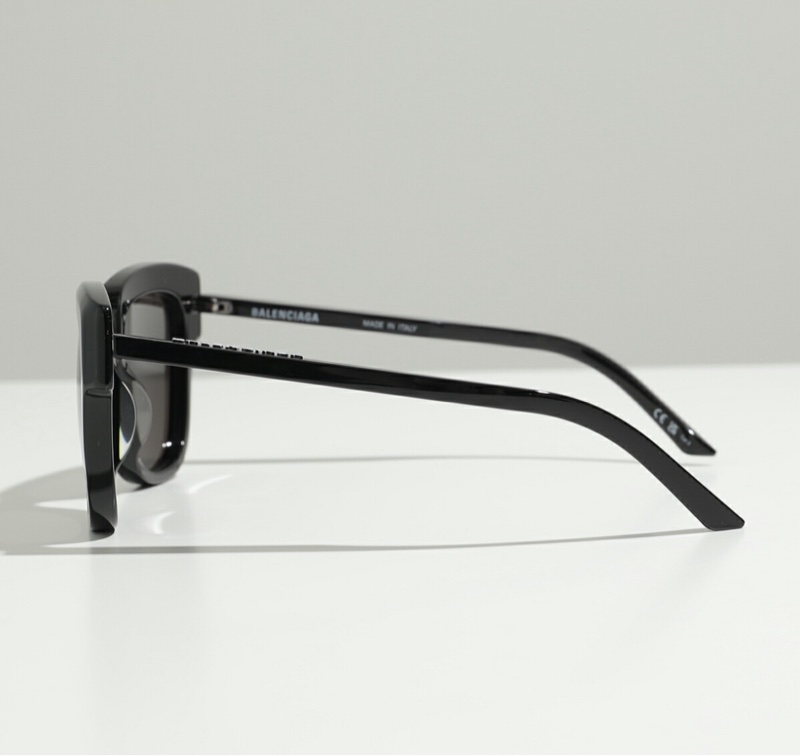 BALENCIAGA 男女 方形太陽眼鏡 BB0160S 標誌框眼鏡黑框 墨鏡-2