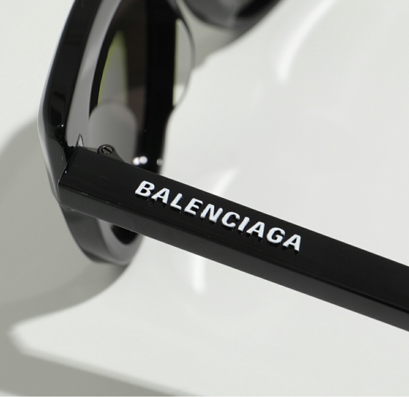 BALENCIAGA 男女 方形太陽眼鏡 BB0160S 標誌框眼鏡黑框 墨鏡-4