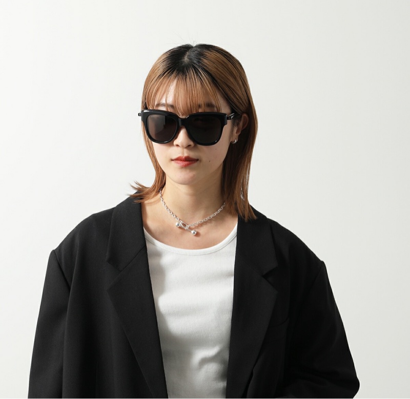 BALENCIAGA 男女 方形太陽眼鏡 BB0160S 標誌框眼鏡黑框 墨鏡-8